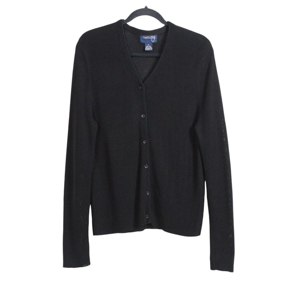 Country Shop Silk V-neck Cardigan